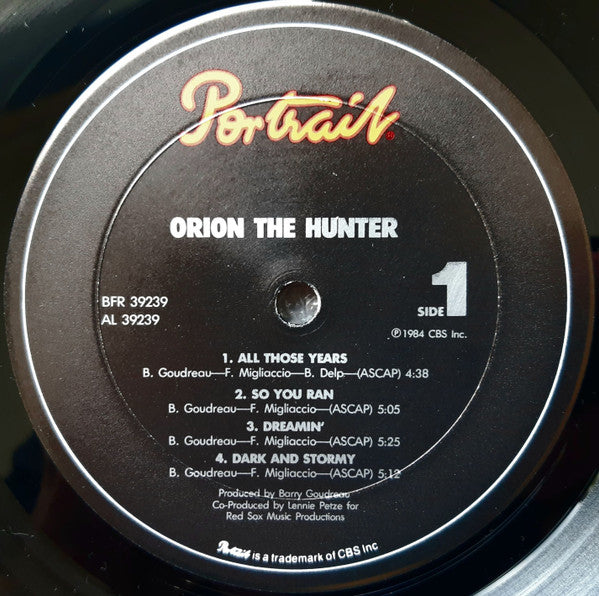 Orion The Hunter : Orion The Hunter (LP, Album, Pit)