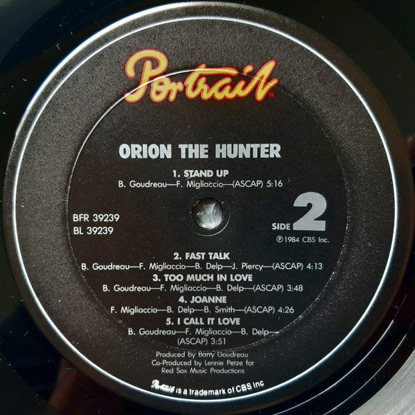 Orion The Hunter : Orion The Hunter (LP, Album, Pit)