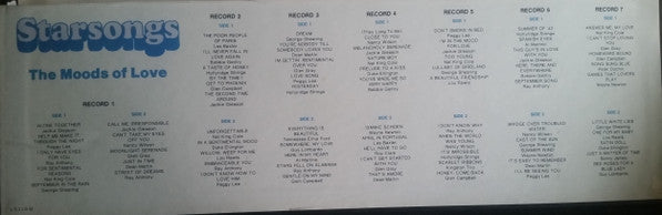Various : Starsongs The Moods of Love (7xLP, Comp, Promo)