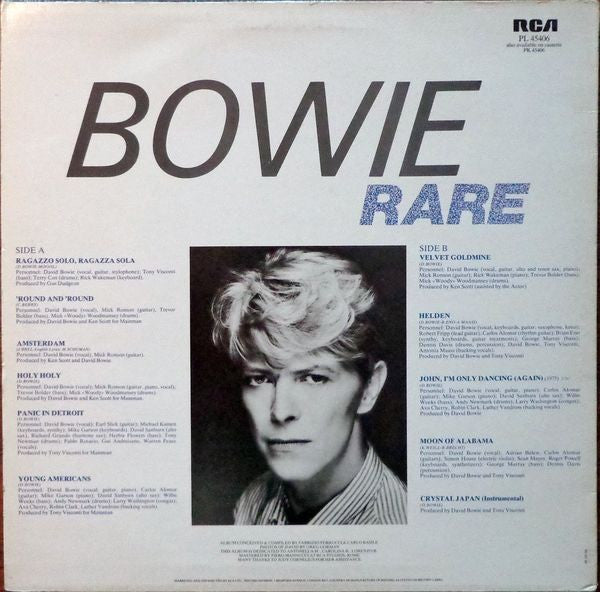 Bowie* : Rare (LP, Comp)
