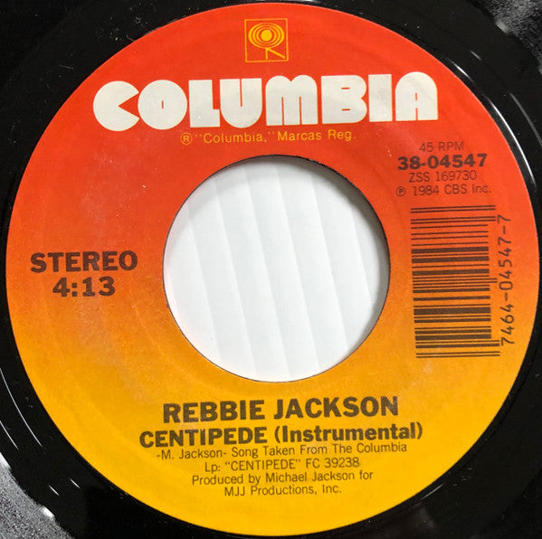 Rebbie Jackson : Centipede (7", Pit)