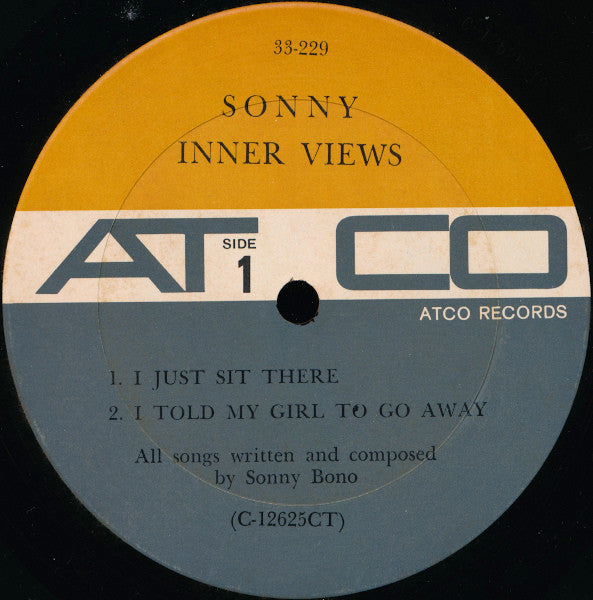Sonny* : Inner Views (LP, Album, Mono, Ter)