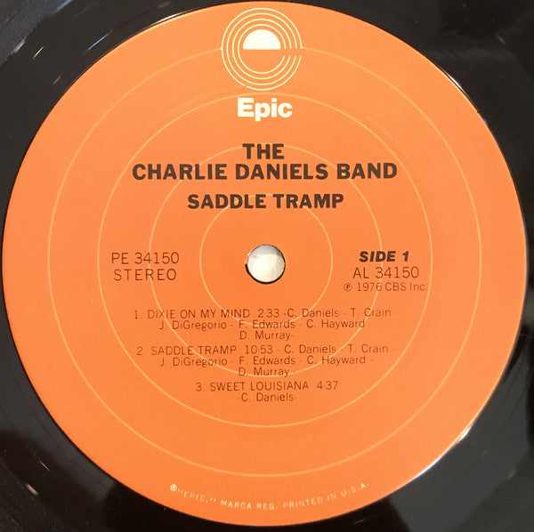 The Charlie Daniels Band : Saddle Tramp (LP, Album, Ter)