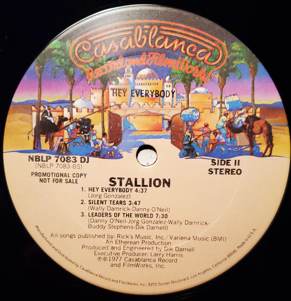 Stallion (2) : Hey Everybody (LP, Album, Promo)