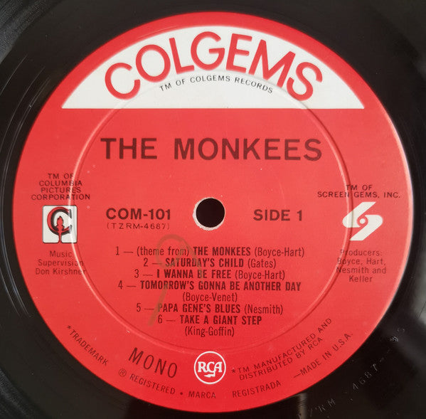 The Monkees : The Monkees (LP, Album, Mono, M/Print, Ind)