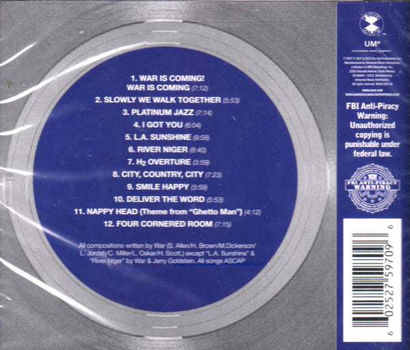 War : Platinum Jazz (CD, Album, Comp, RE)