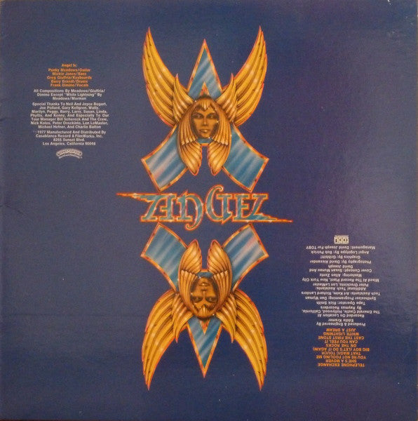 Angel (24) : On Earth As It Is In Heaven (LP, Album, RP, San)