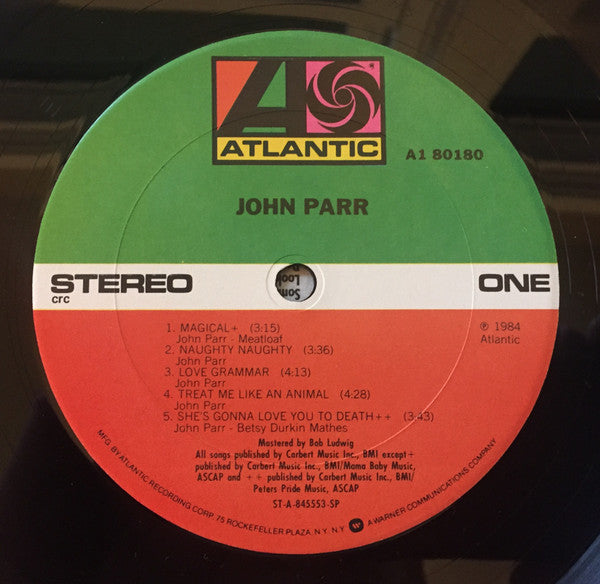 John Parr : John Parr (LP, Album, Club, CRC)