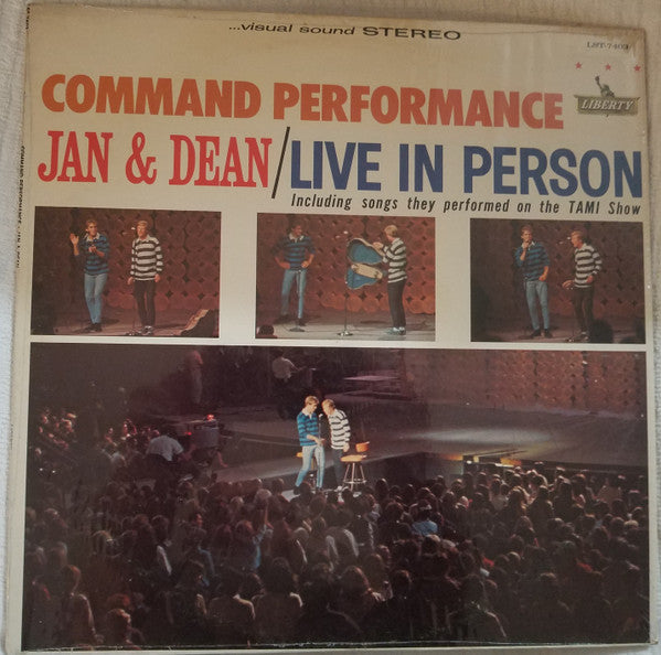 Jan & Dean : Command Performance/Live In Person (LP, Album, Ind)