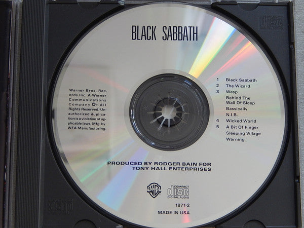 Black Sabbath : Black Sabbath (CD, Album, RE)
