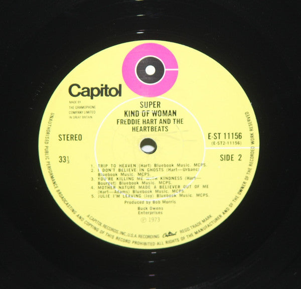 Freddie Hart And The Heartbeats : Super Kind Of Woman (LP, Album)