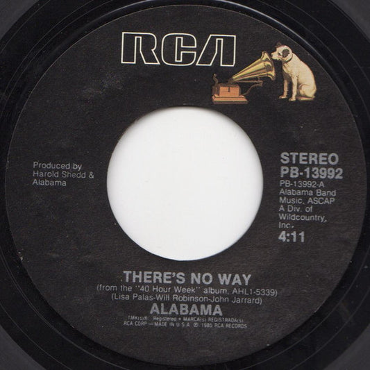 Alabama : There's No Way (7", Styrene, Ind)