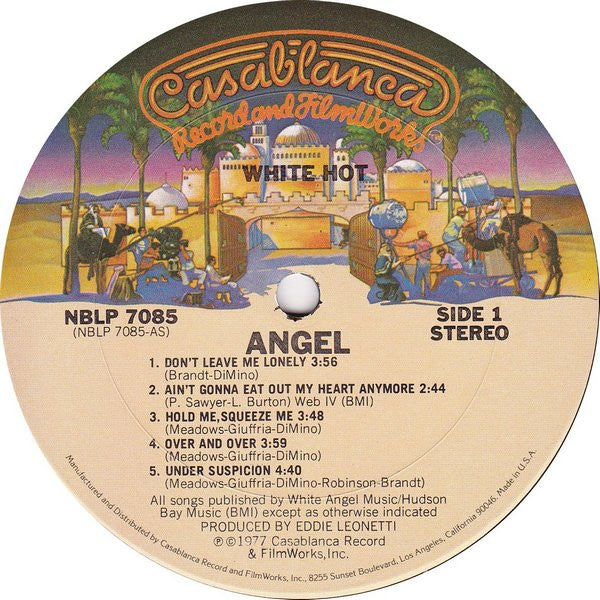 Angel (24) : White Hot (LP, Album, CTH)