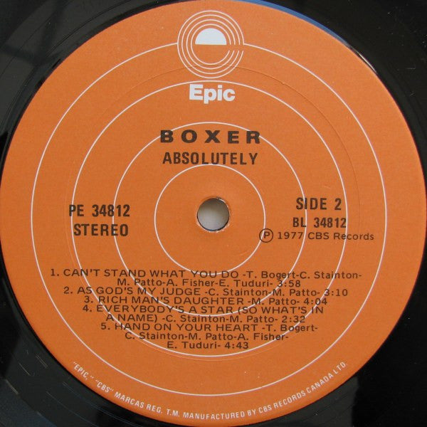 Boxer (2) : Absolutely (LP, Album)