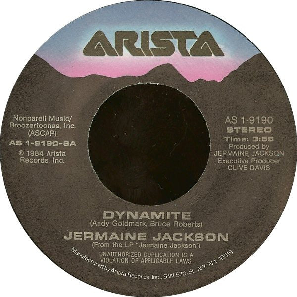 Jermaine Jackson : Dynamite (7", Single, Styrene, PRC)