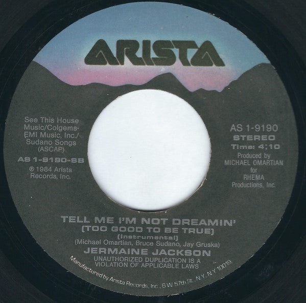 Jermaine Jackson : Dynamite (7", Single, Styrene, PRC)