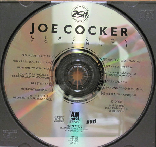 Joe Cocker : Classics Volume 4 (CD, Comp, Club, RP)