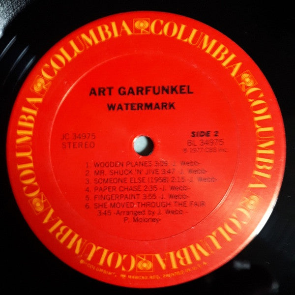 Art Garfunkel : Watermark (LP, Album, wit)