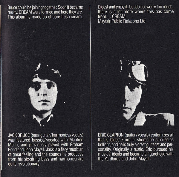 Cream (2) : Fresh Cream (CD, Album, Club)