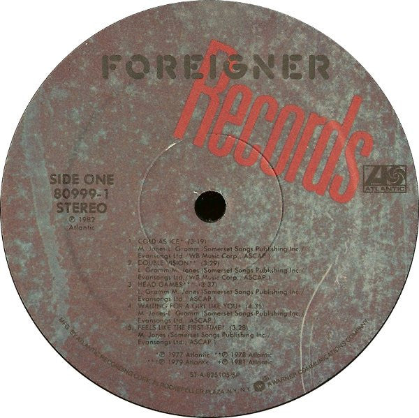 Foreigner : Records (LP, Comp, SP )