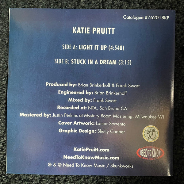 Katie Pruitt : Light It Up (7", Single, Gre)