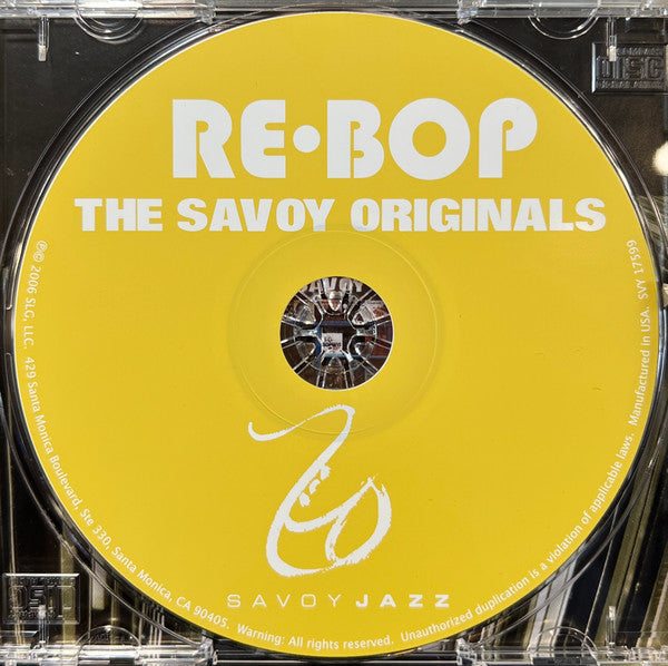 Various : Re-Bop: The Savoy Originals (CD, Comp)