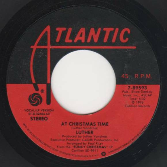 The Treacherous Three* / Luther* : Santa's Rap / At Christmas Time (7")