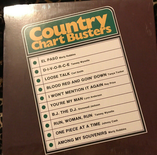 Various : Country Chart Busters (LP, Album, Comp)
