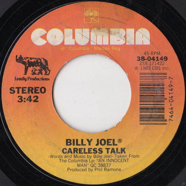 Billy Joel : Uptown Girl (7", Single, Styrene, Car)