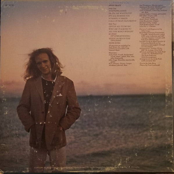 Andy Pratt : Andy Pratt (LP, Album, Ter)