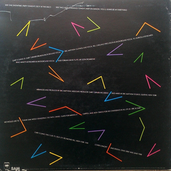 Gary's Gang : Keep On Dancin' (LP, Album, Pit)