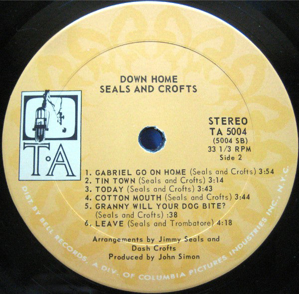 Seals & Crofts : Down Home (LP, Album, Phi)