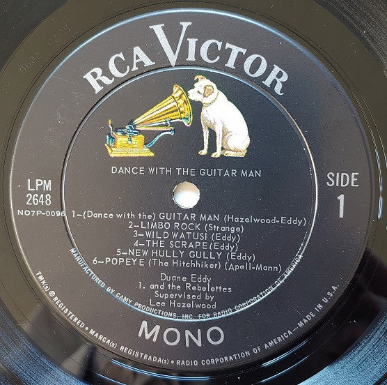 Duane Eddy : Dance With The Guitar Man (LP, Album, Mono, Ind)