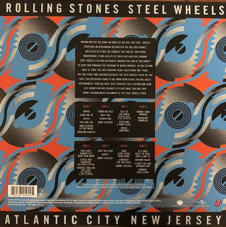 洋楽 ROLLING STONES STEEL WHEELS LIVE The Rolling Stones : Steel Wheels Live Atlantic City New Jersey