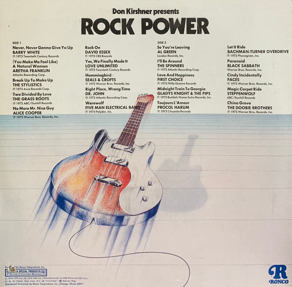 Various : Rock Power (LP, Comp, San)