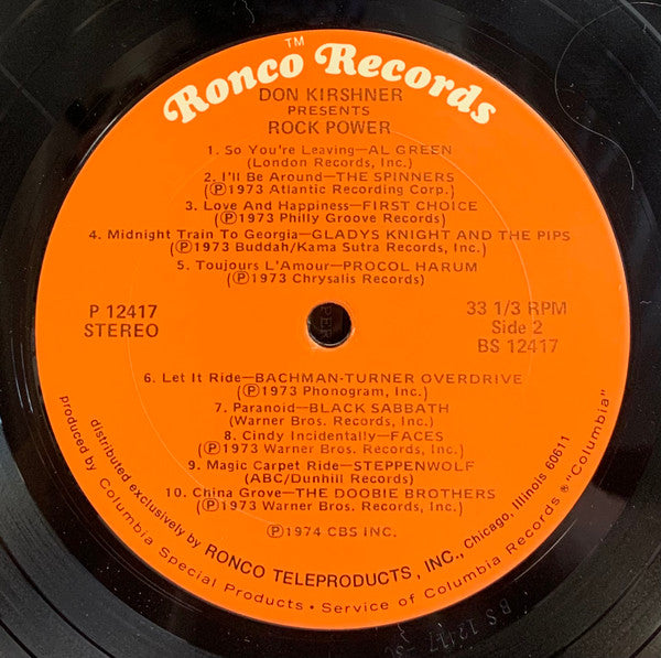 Various : Rock Power (LP, Comp, San)