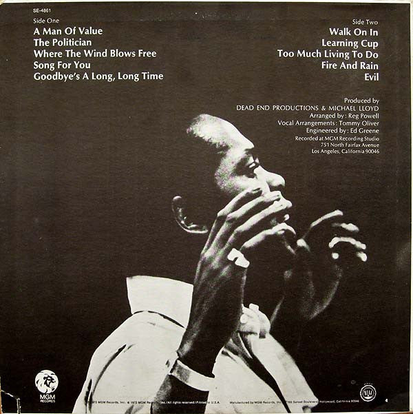 Lou Rawls : A Man Of Value (LP, Album)