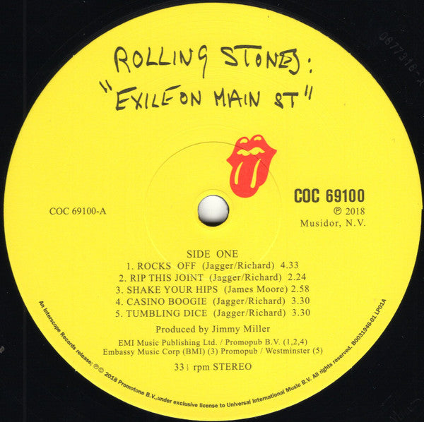 Rolling Stones* : Exile On Main St (2xLP, Album, RE, RM, 180)