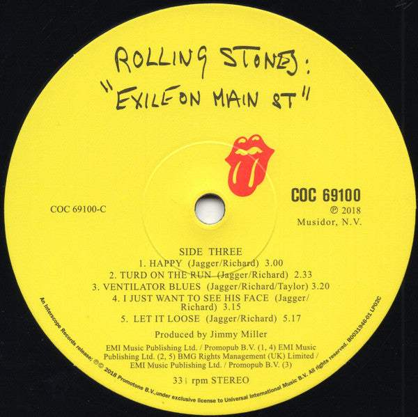Rolling Stones* : Exile On Main St (2xLP, Album, RE, RM, 180)