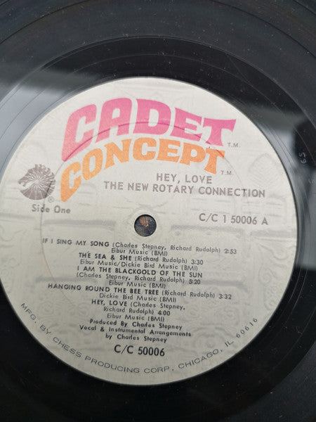 The New Rotary Connection* : Hey, Love (LP, Album, PR )