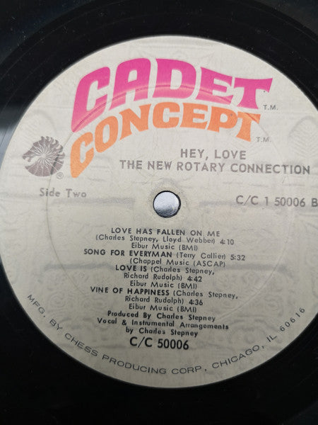 The New Rotary Connection* : Hey, Love (LP, Album, PR )