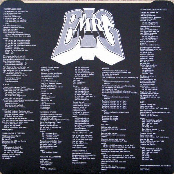 Mr. Big* : Mr. Big (LP, Album)