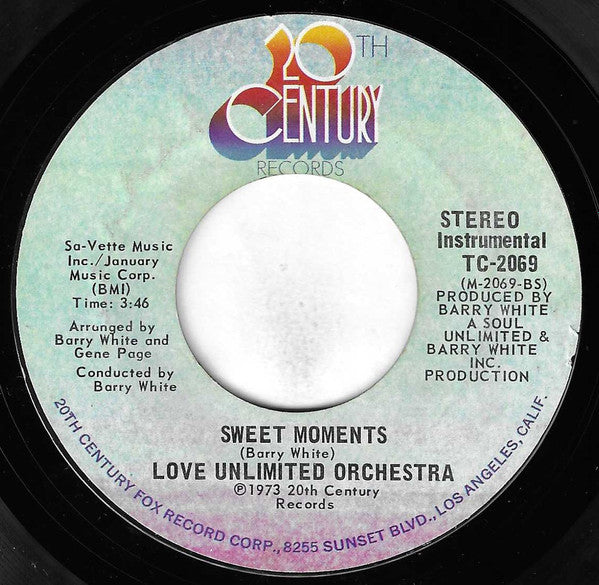 Love Unlimited Orchestra : Love's Theme (7", Single, Styrene, Pit)