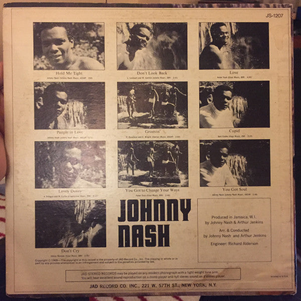 Johnny Nash : Hold Me Tight (LP, Album)