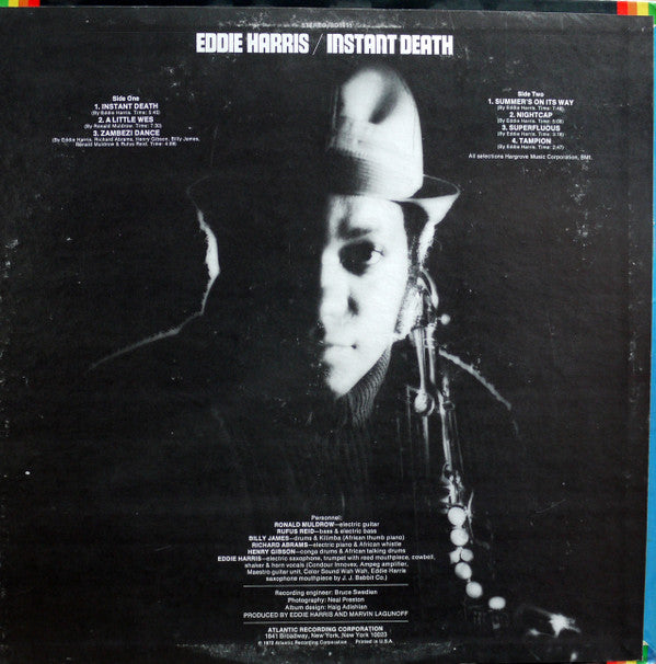 Eddie Harris : Instant Death (LP, Album, PR )