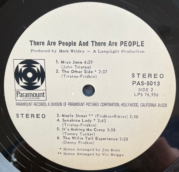 People (4) : There Are People And There Are People (LP, Album, Ind)