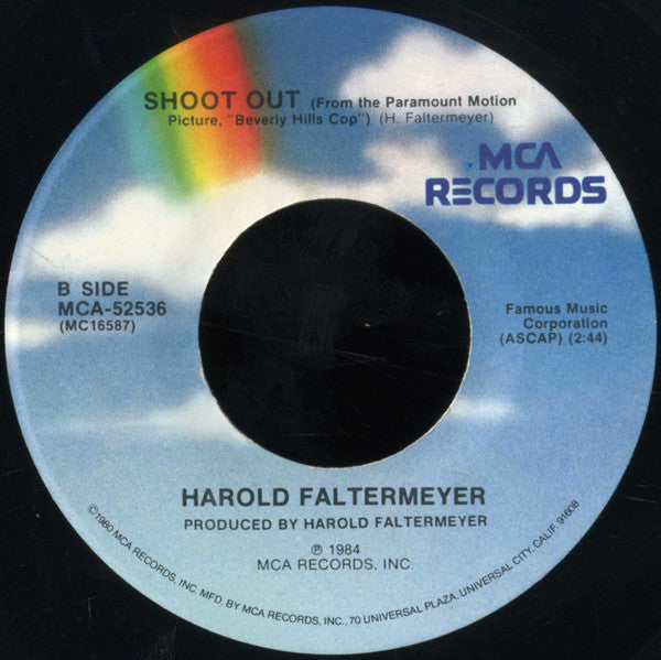 Harold Faltermeyer : Axel F Theme (7", Single, Pin)