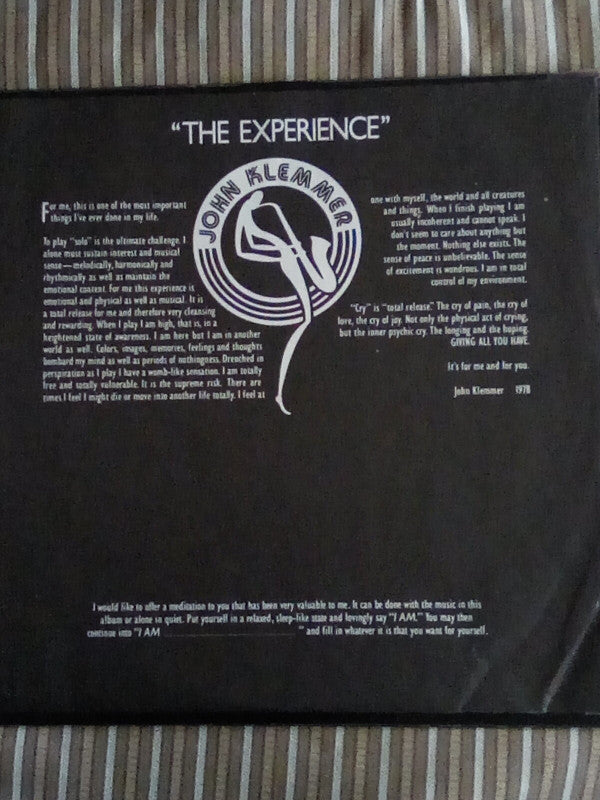 John Klemmer : Cry (LP, Album, San)