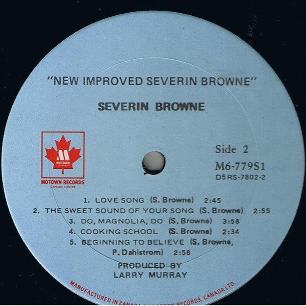 Severin Browne : New Improved Severin Browne (LP, Album)