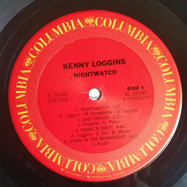 Kenny Loggins : Nightwatch (LP, Album)